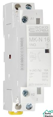 Модульный контактор MK-N 1P 16A 1NO 220V