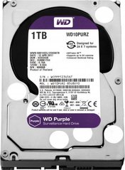 Жесткий диск Western Digital Purple 1TB 64MB 5400rpm WD10PURX-78 3.5 SATA III