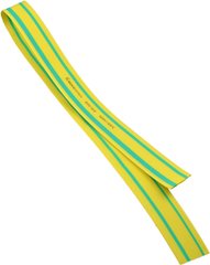 Термоусаджувальна трубка 25,0/12,5 шт.(1м) жовто-зелена