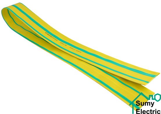Термоусаджувальна трубка 30,0/15,0 шт.(1м) жовто-зелена