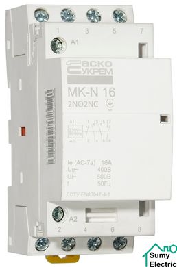 Модульный контактор MK-N 4P 16A 2NO2NC 220V