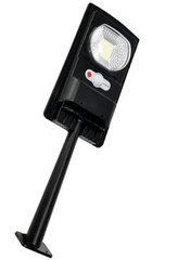 Світильник консольний Compact-10 чорний на сонячній панеліз фотосенсором SMD LED 10W 6400K 180Lm 2-3м IP65