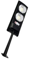 Світильник консольний Compact-20 чорний на сонячній панеліз фотосенсором SMD LED 20W 6400K 230Lm 2-3м IP65
