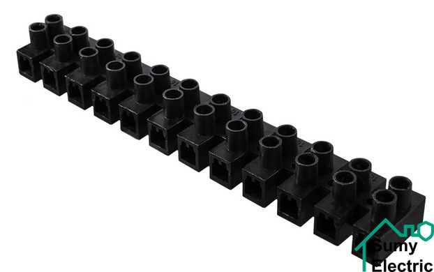 Клеммная колодка "тип Н" 16 мм2/30А черная