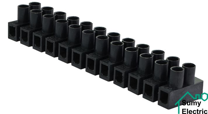 Клеммная колодка "тип Н" 2,5-4 мм2/3А черная