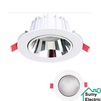 Світильник круглий Lucia-15 білий SMD LED 15W 6400К 1125Lm 60° 85-265V IP20