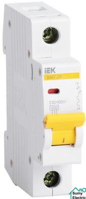Автоматичний вимикач IEK 16А 1P категорія C