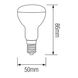 Светодиодная лампа REFLED-6 6W E14 4200К R50