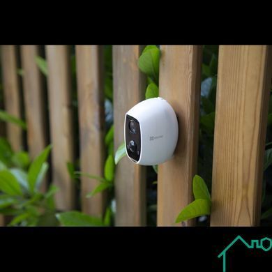 CS-C3A(B0-1C2WPMFBR) 2МП Wi-Fi камера EZVIZ с встроенным аккумулятором, Белый, 2.8мм