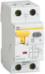 Автоматичний вимикач диференціального струму АВДТ 32 C16 30мА IEK