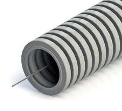 Прокладка электрического кабеля в ПВХ трубе до d25 (крученого пара, ШВВП, коаксиального)