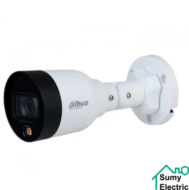 DH-IPC-HFW1239S1-LED-S5 (2.8мм) 2MP Full-color IP камера, Білий, 2.8мм