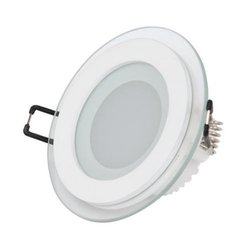 Світильник круглий+скло Clara-6 білий SMD LED 6W 4200K 480Lm 120° 165-260V IP20