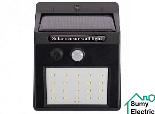LED-cветильник Luxel на солнечных батареях с ДД 10W 6000K IP64 (SSWL-01C)