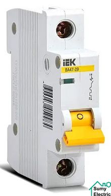 Автоматичний вимикач IEK 6А 1P категорія C