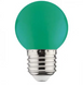Лампа куля Rainbow SMD LED 1W E27 зелена 68Lm 270° 220-240V