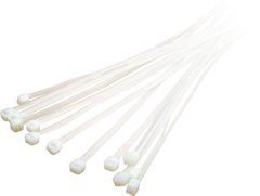 Хомуты кабельные CHS 200х8 мм белые (упак 100шт)