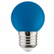 Лампа куля Rainbow SMD LED 1W E27 синя 12Lm 270° 220-240V