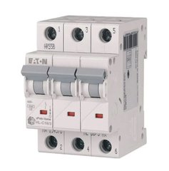 Автоматичний вимикач Eaton 16A 3pol категорія C