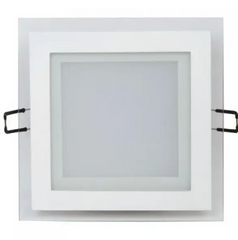 Светильник квадратный+стекло Maria-15 белый 15W 4200K 1150Lm 120° 165-260V IP20