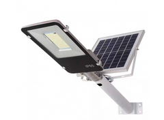 LED-світильник Luxel вуличний на сонячних батареях з датчиком руху 100w 6500K IP65 (SSE-100C)