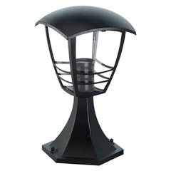 Светильник садово-парковый настенный Cinar-3 черный пластик Е27 h170мм 220-240V IP44