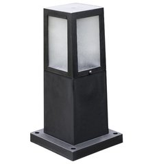 Светильник садово-парковый настенный Cinar-1 черный пластик Е27 h300мм 220-240V IP44