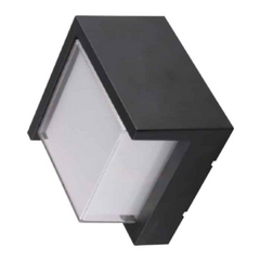 Светильник садово-парковый настенный Suga-12/SC черный пластик квадратный 12W 4200K 650Lm 128° 85-265V IP65