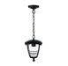 Светильник садово-парковый подвесной Nar-2 черный алюминиевый E27 max.60W h800мм 220-240V IP44