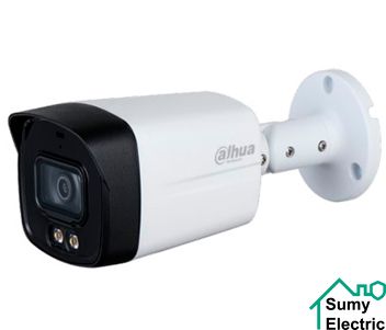 DH-HAC-HFW1239TLMP-A-LED (3.6мм) 2Мп HDCVI відеокамера Dahua з LED підсвічуванням, Білий, 3.6мм