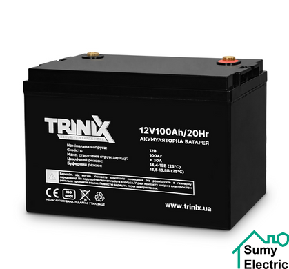 Аккумуляторная батарея Trinix 12V100Ah/20Hr AGM 12В 100Аг