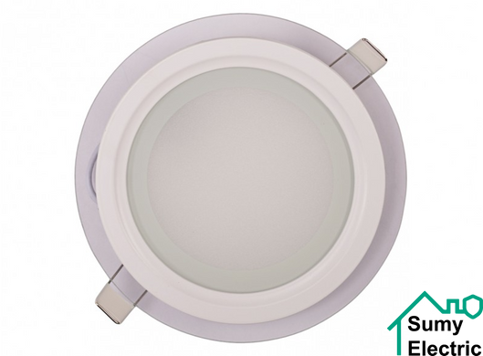 Светильник Luxel панель круглая (стекло) 6w 4000K IP20 (DLRG-6N)