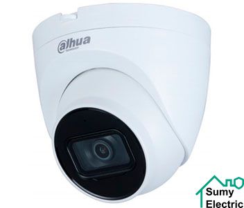 DH-IPC-HDW2230T-AS-S2 (2.8мм) 2Мп IP відеокамера Dahua з вбудованим мікрофоном, Білий, 2.8мм