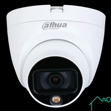 DH-HAC-HDW1509TLQP-A-LED (3.6мм) 5 Мп Full-color HDCVI с микрофоном, Белый, 3.6мм