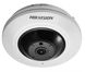DS-2CD2955FWD-IS (1.05мм) 5Мп Fisheye IP видеокамера Hikvision с функциями IVS и детектором лиц, Белый, до 2.5мм