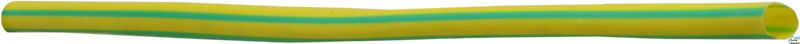 Термоусадочная трубка 6,0/3,0 шт.(1м) желто-зеленая