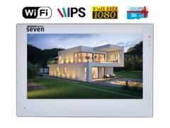 IP видеодомофон SEVEN DP-7577 FHDW white
