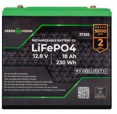 Акумулятор LP LiFePО4 12,8V - 18 Ah (230Wh)
