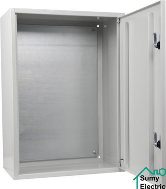 Корпус з монтажною панеллю металевий Light 70*50*30, IP31, серії UBox