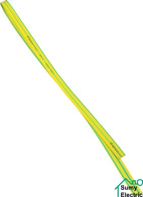 Термоусадочная трубка 8,0/4,0 шт.(1м) желто-зеленая