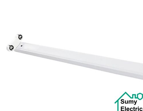Корпус металевий під LED лампу 2*Т8 1226х42мм ІР20 Tubofix-120D білий