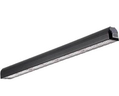 Светильник промышленный подвесной алюминиевый Zeugma-200 черный 200W 6400K 18600Lm 87° 80x1000мм 100-265V IP65