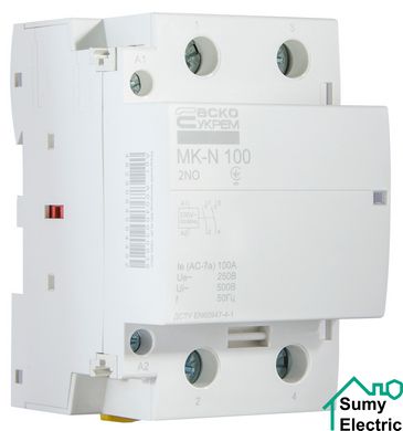 Модульный контактор MK-N 2P 100A 2NO 220V