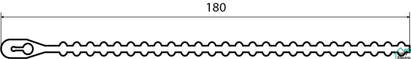 CHS-180KT (хомут вузликовий) (100 шт.)
