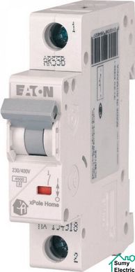 Автоматичний вимикач  Eaton 10A 1pol категорія C