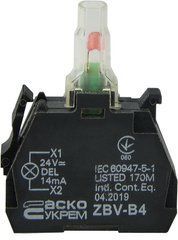 ZBV-B4 Блок для подсветки, красный 24В для кнопок TB5