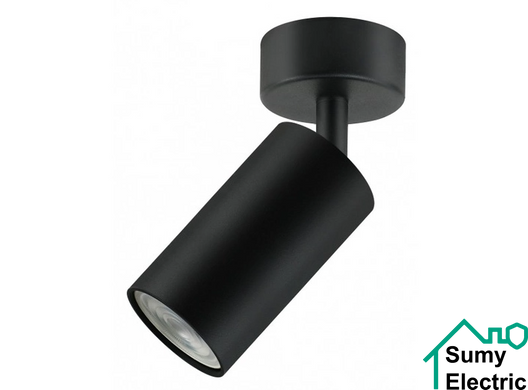 Акцентный светильник Luxel GU10 IP20 черный (DLD-08B)