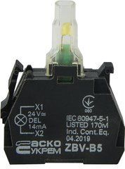 ZBV-B5 Блок для подсветки, желтый 24В для кнопок TB5