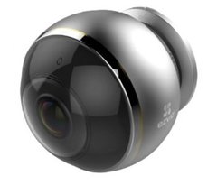 CS-CV346-A0-7A3WFR 3 Мп панорамная Wi-Fi камера с эффектом "рыбий глаз" EZVIZ, Серый, до 2.5мм