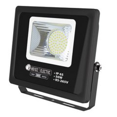 Прожектор SMD LED Lion-50 чорний 50W 6400K 4250Lm 83° 85-265V IP65